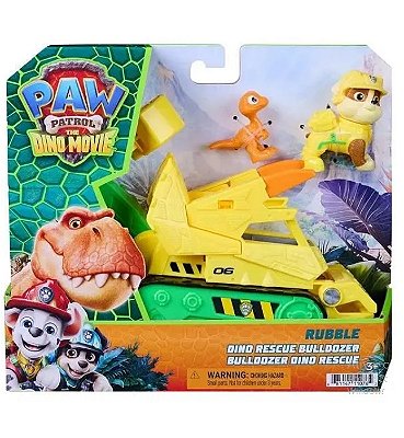 Patrulha Canina Veículo Rubble Dino Movie 4877 - Sunny