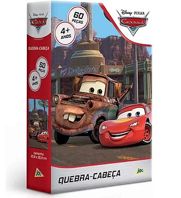 Quebra-Cabeça 60 Peças Carros Disney - Toyster