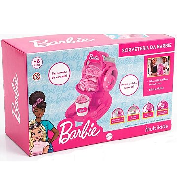 Kids Chef Sorveteria Barbie com Acessórios BR2803 - Multikids