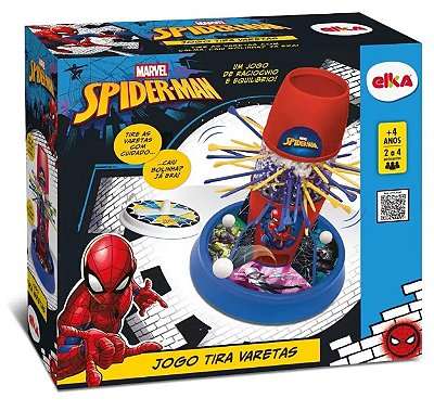 Jogo Tira Varetas Spider-Man Homem-Aranha 1350 - Elka