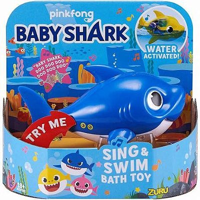 Baby Shark Robô Alive Daddy (azul) - Candide