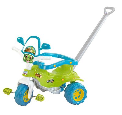 Tico-Tico Dino Verde com Haste 2802 - Magic Toys