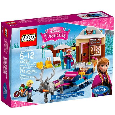 LEGO Disney Princesas Frozen Aventuras de Trenó da Anna e Kristoff - 41066