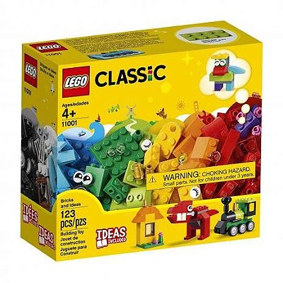 Lego Classic Peças e Ideias 123 Peças 11001 - Lego