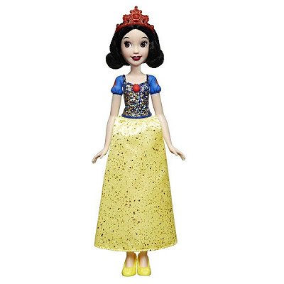 Boneca Princesa Disney Clássica Brilho Real Branca de Neve E4161 - Hasbro