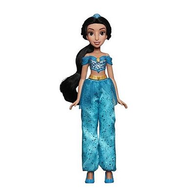 Boneca Princesa Disney Clássica Brilho Real Jasmine E4163 - Hasbro