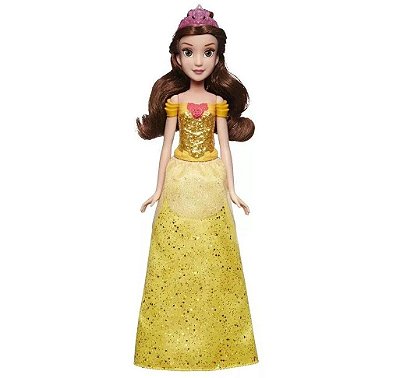 Boneca Princesa Disney Clássica Brilho Real Bela E4159 - Hasbro