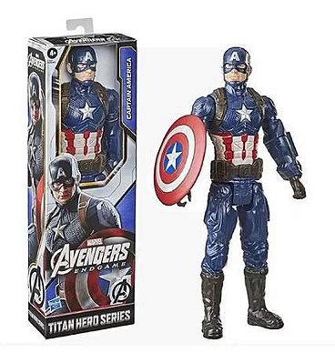 Boneco Vingadores Titan 12 Hero Capitão América F1342 - Hasbro