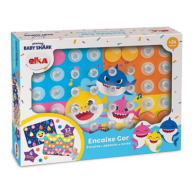 Encaixe Cor Baby Shark 1130 - Elka