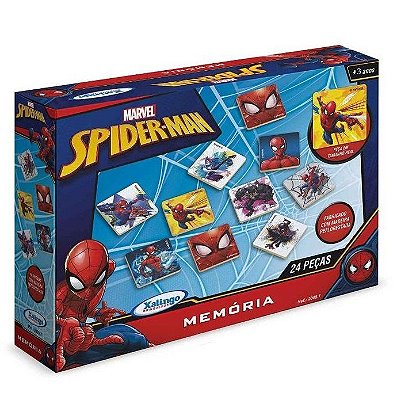 Jogo da Memória Spider-Man Home-Aranha em Madeira - Xalingo