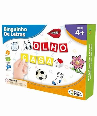 Jogo Binguinho das Letras 3004.1 - Pais & Filhos