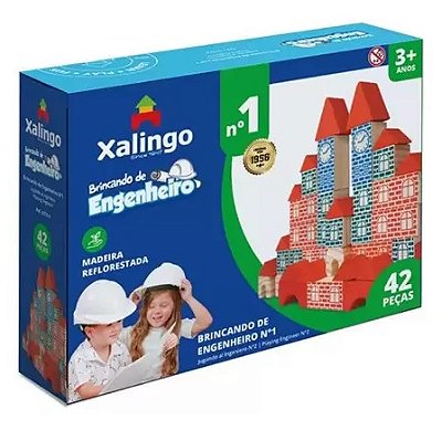 Brincando de Engenheiro 1 42 peças 52754 - Xalingo