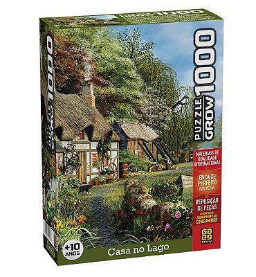 Quebra-Cabeça Casa no Lago 1000 Peças - Grow