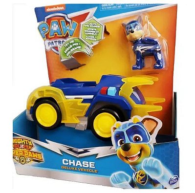 Patrulha Canina Veículo Tematizado Race & Go Deluxe Mighty Pups Chase 1465 - Sunny