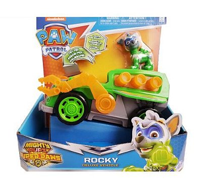 Patrulha Canina Veículo Tematizado Race & Go Deluxe  Mighty Pups Rocky 1465 - Sunny