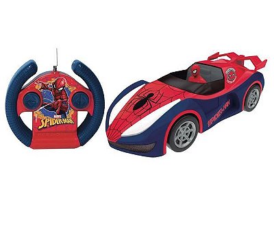 Veículo Overdrive Spider-Man Homem-Aranha Controle Remoto 7 Funções 5845 - Candide