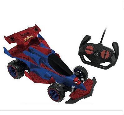 Carro Controle High Speed 3 Funções Spider-Man Homem-Aranha 5839 - Can -  Happily Brinquedos