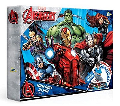 Quebra-Cabeça Vingadores Grandão 120 peças 2752 - Toyster