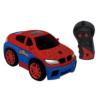 Carro de Controle Remoto Web Runner Homem Aranha - Candide