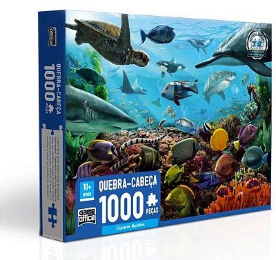 Quebra-Cabeça 1000 Peças Criaturas Marinhas 2721 - Toyster