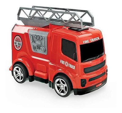 Caminhão Fire Truck Bombeiro 181 - Usual Brinquedos