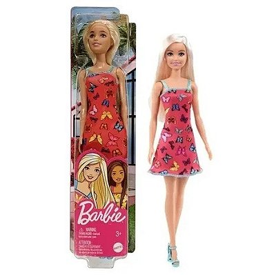 Boneca Barbie Filme Petite Macacão Rosa e Acessórios HPL76 Mattel