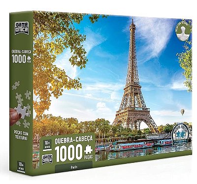 Quebra-Cabeça 1000 Peças Paris 2091 - Toyster
