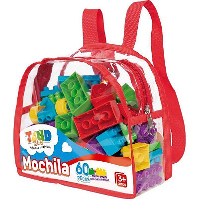 Blocos de Montar Tand Kids Mochila 60 Peças 2597 - Toyster