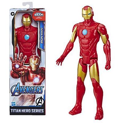 Boneco Avengers Homem de Ferro Titan Hero Blast Gear Vingadores E7873 - Hasbro