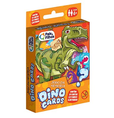 Jogo da Memória Dinocards 7221 - Pais & Filhos