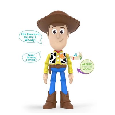 Boneco Meu Amigo Woody Toy Story 1134 - Elka