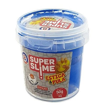 Super Slime Estica e Pula Unitário Sortidos 50g - Polibrinq