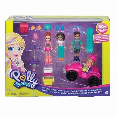 Boneca Polly Pocket Turista Estilosa GDM12 - Mattel - Happily Brinquedos