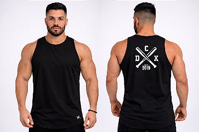 REGATA MACHÃO - DCX TACOS PRETA