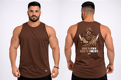 REGATA MACHÃO - ZEUS MARROM