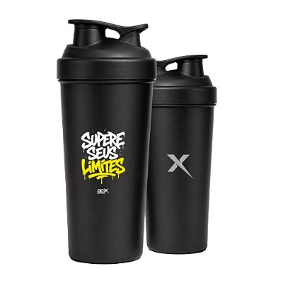 Coqueteleira Preta DCX Nutrition | Shakeira Esportiva para Whey