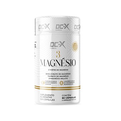 3 Magnésio 60 Cápsulas – DCX Clinical