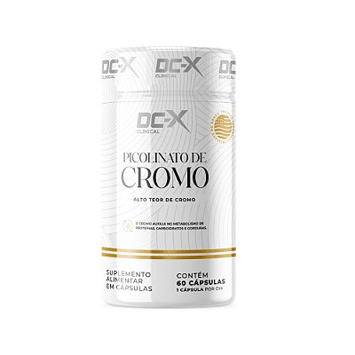 Picolinato de Cromo 250mcg 60 Cápsulas – DCX Clinical