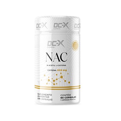 NAC N-Acetil L-Cisteína 600mg 60 Cápsulas – DCX Clinical