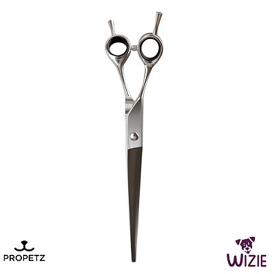 Tesoura CANHOTO Curva Chrome 440C 7.5" Premium