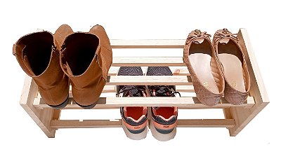 Sapateira Suporte para Sapatos de ENTRADA - Laterais FECHADAS ESPAÇO