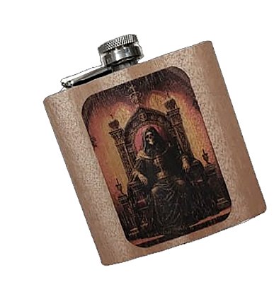 Cantil Garrafa Porta Whisky 6oz Madeirado do Personalizado