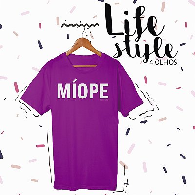 MÍOPE|t-shirt Roxa