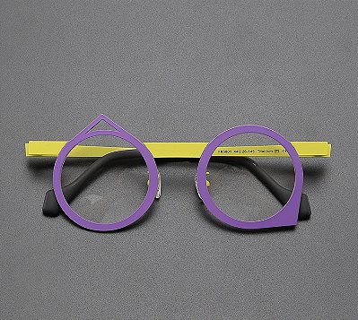 Gota - roxa com amarelo