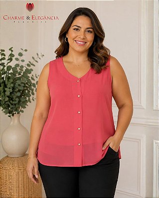 Blusa Feminina de Chiffon - Ref 52.42