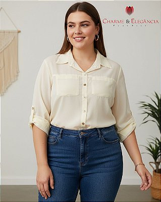 Camisa de Chiffon - Ref 52.11