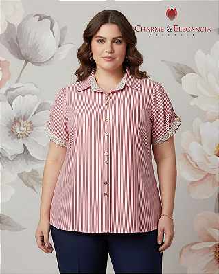 Camisa Tricoline com Elastano - Ref 52.05