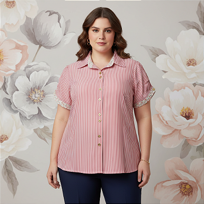 Camisa Tricoline com Elastano - Ref 52.05