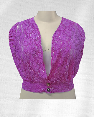 Bolero manga 3/4 com botões na frente - Ref 51.08