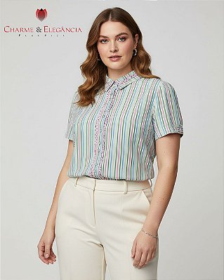 Camisa Listrada - Ref 54.83